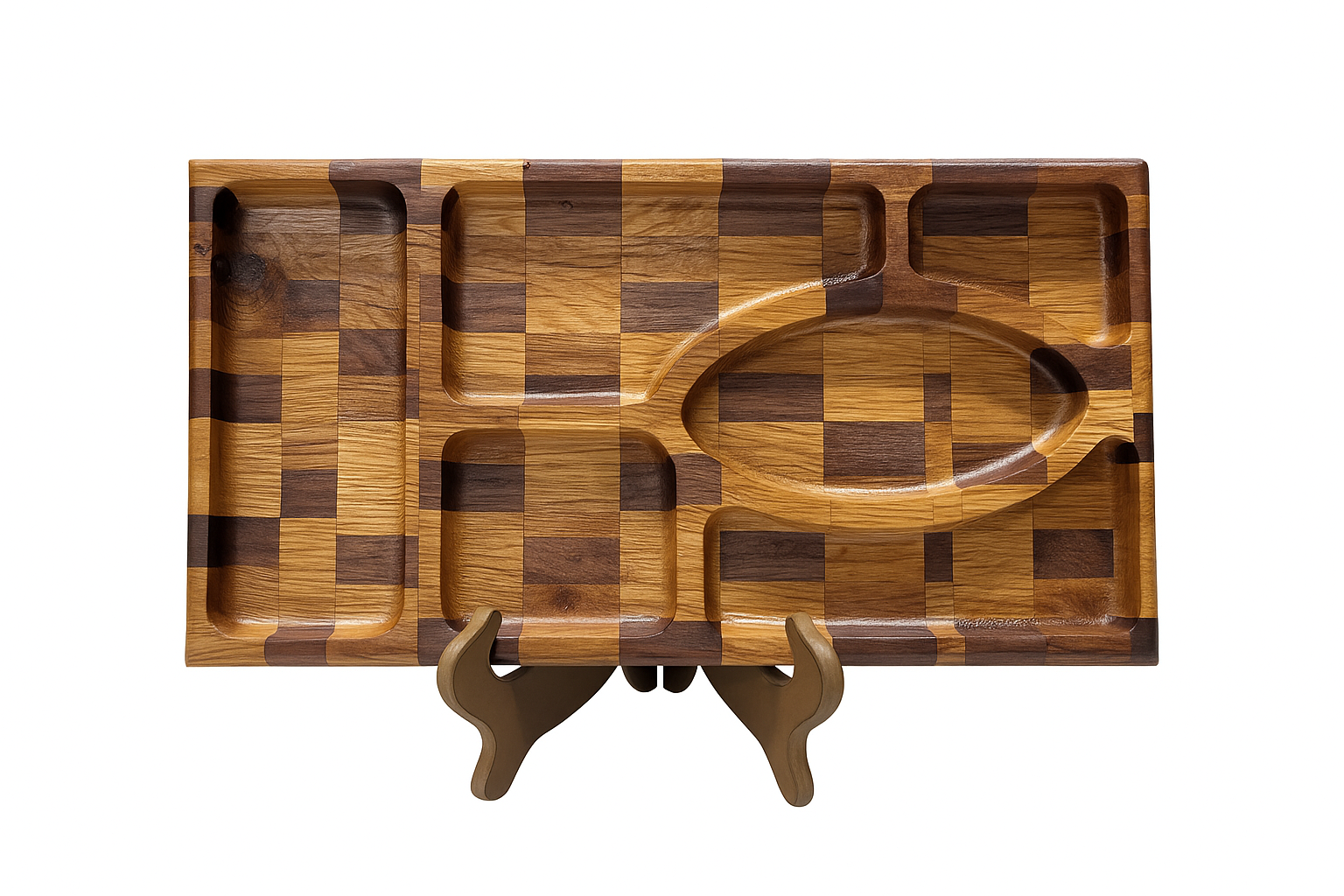 6 Compartment Serving Tray