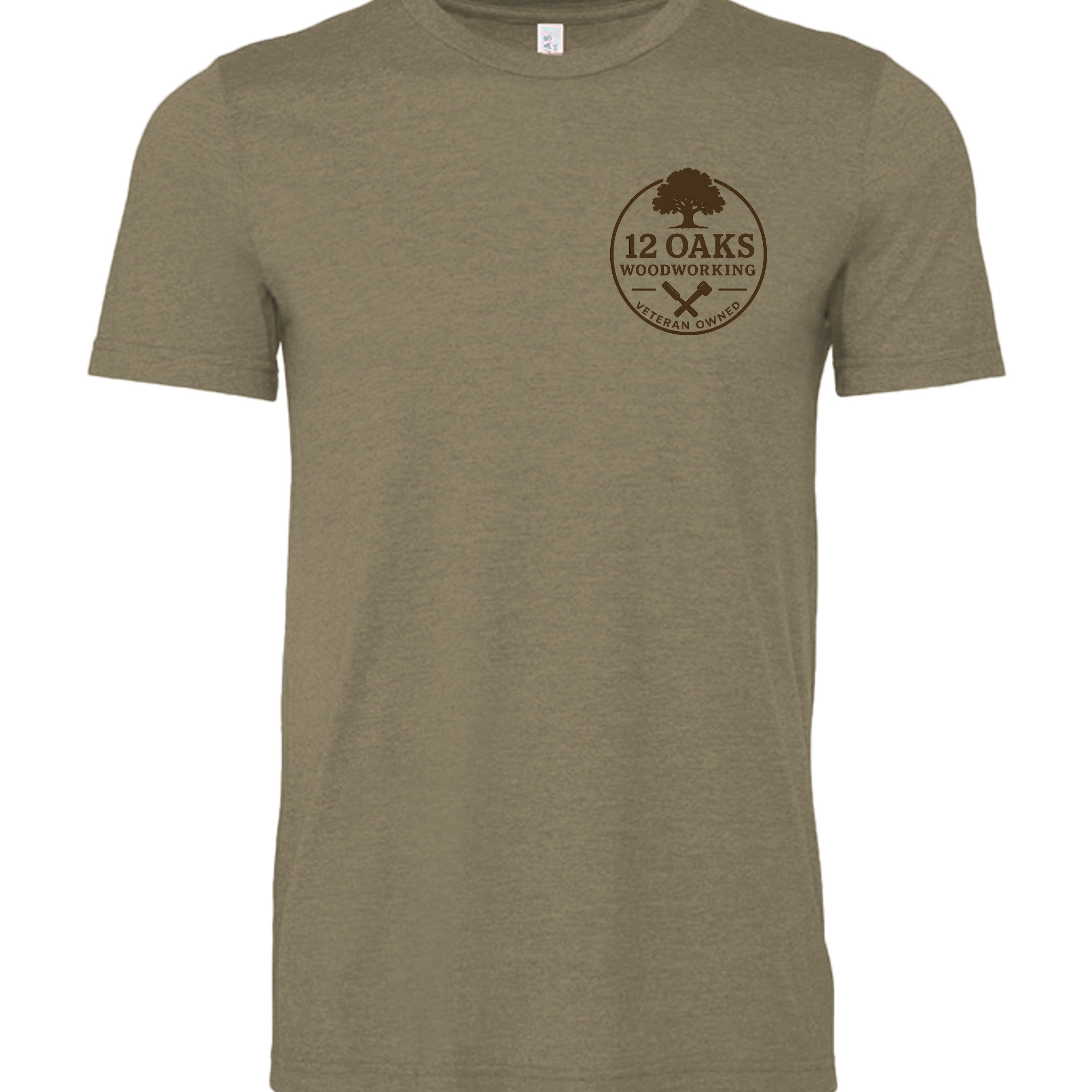 HEATHER OLIVE - 3001CVC - FRONT